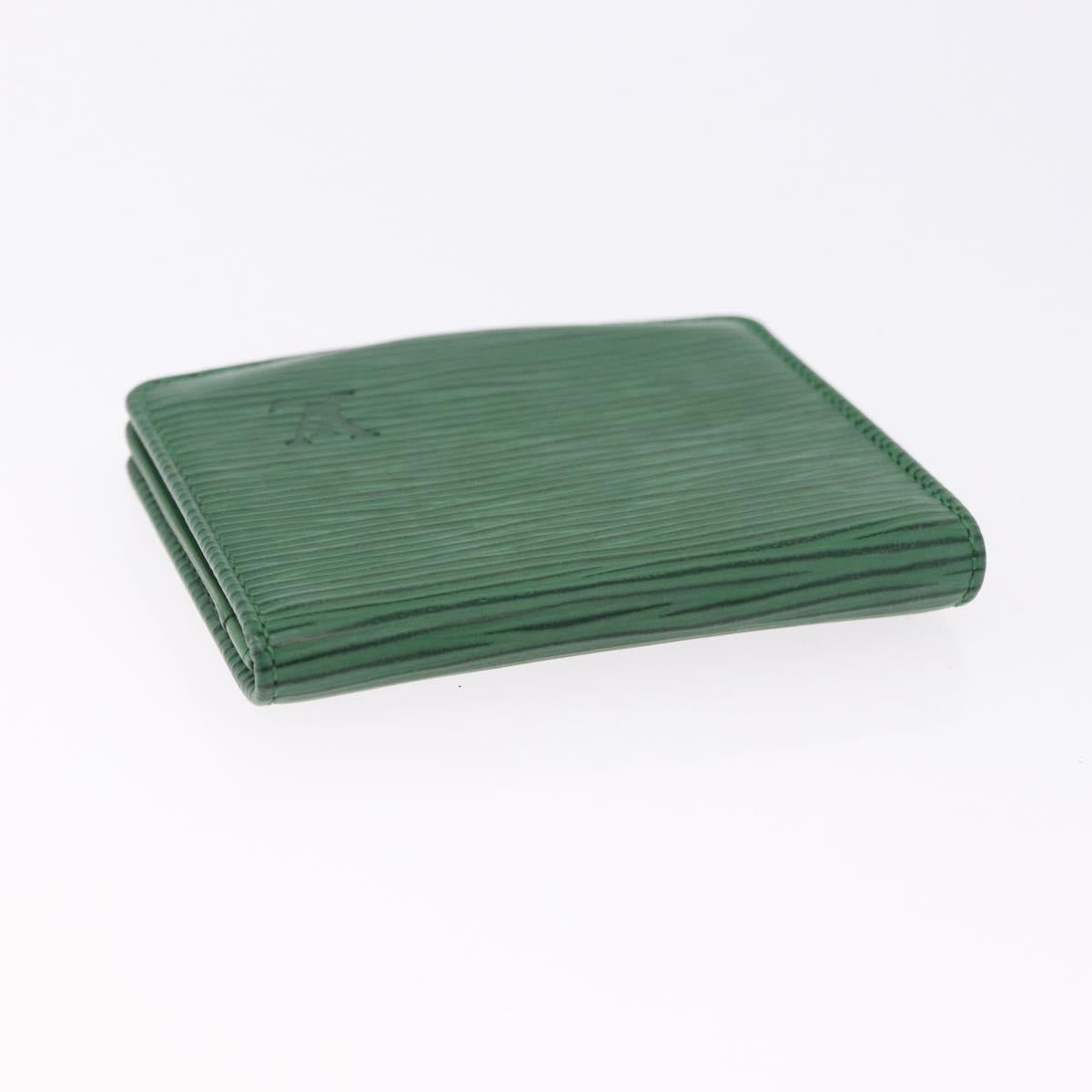 LOUIS VUITTON Monogram Epi Coin Purse 2 Set Green LV Auth 195219