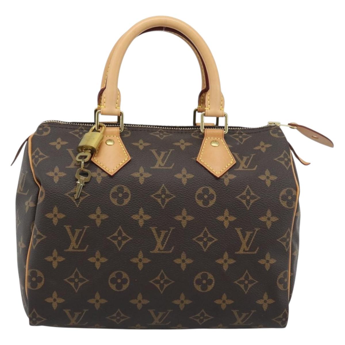 LOUIS VUITTON Monogram Speedy 25 Hand Bag M41528 LV Auth 195221SAV