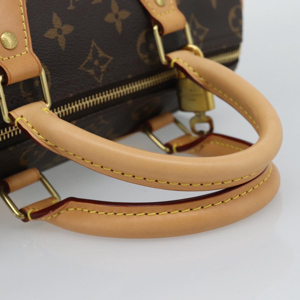 LOUIS VUITTON Monogram Speedy 25 Hand Bag M41528 LV Auth 195221SAV
