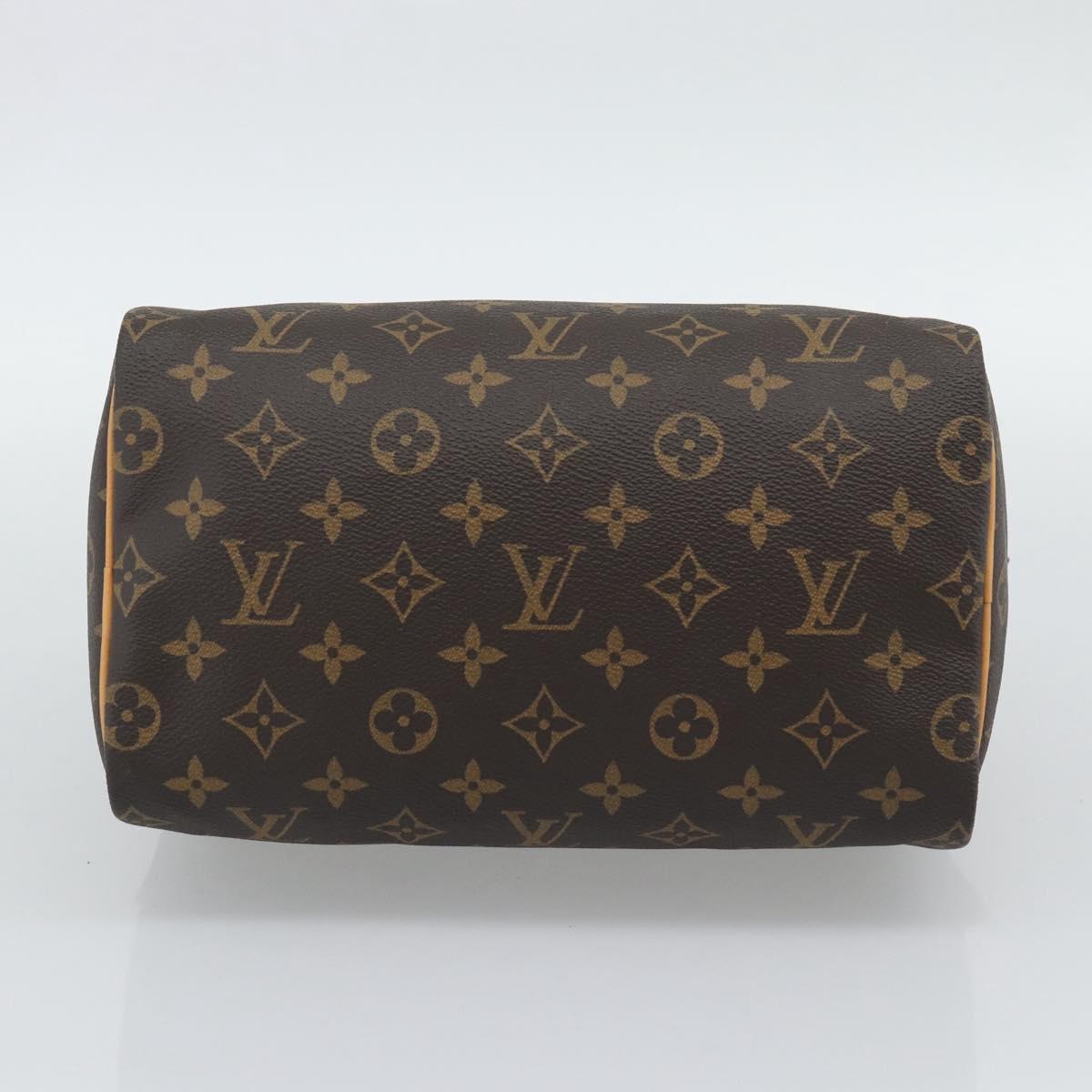 LOUIS VUITTON Monogram Speedy 25 Hand Bag M41528 LV Auth 195221SAV