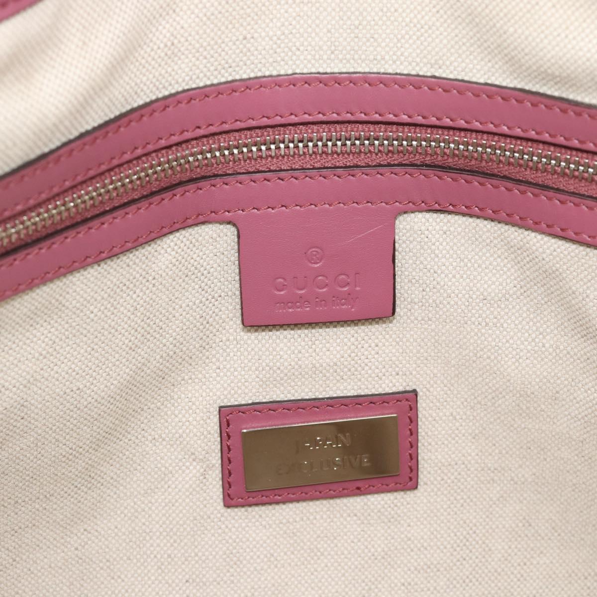 GUCCI GG Canvas GG Twins Tote Bag Beige Gold 232957 Auth 195227A