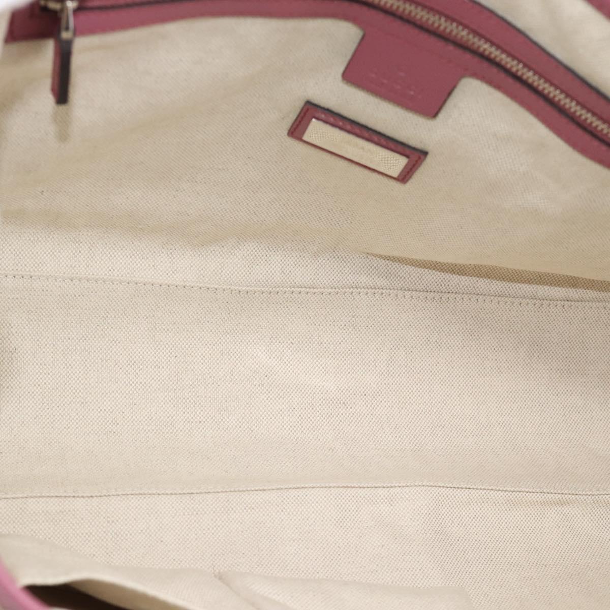 GUCCI GG Canvas GG Twins Tote Bag Beige Gold 232957 Auth 195227A