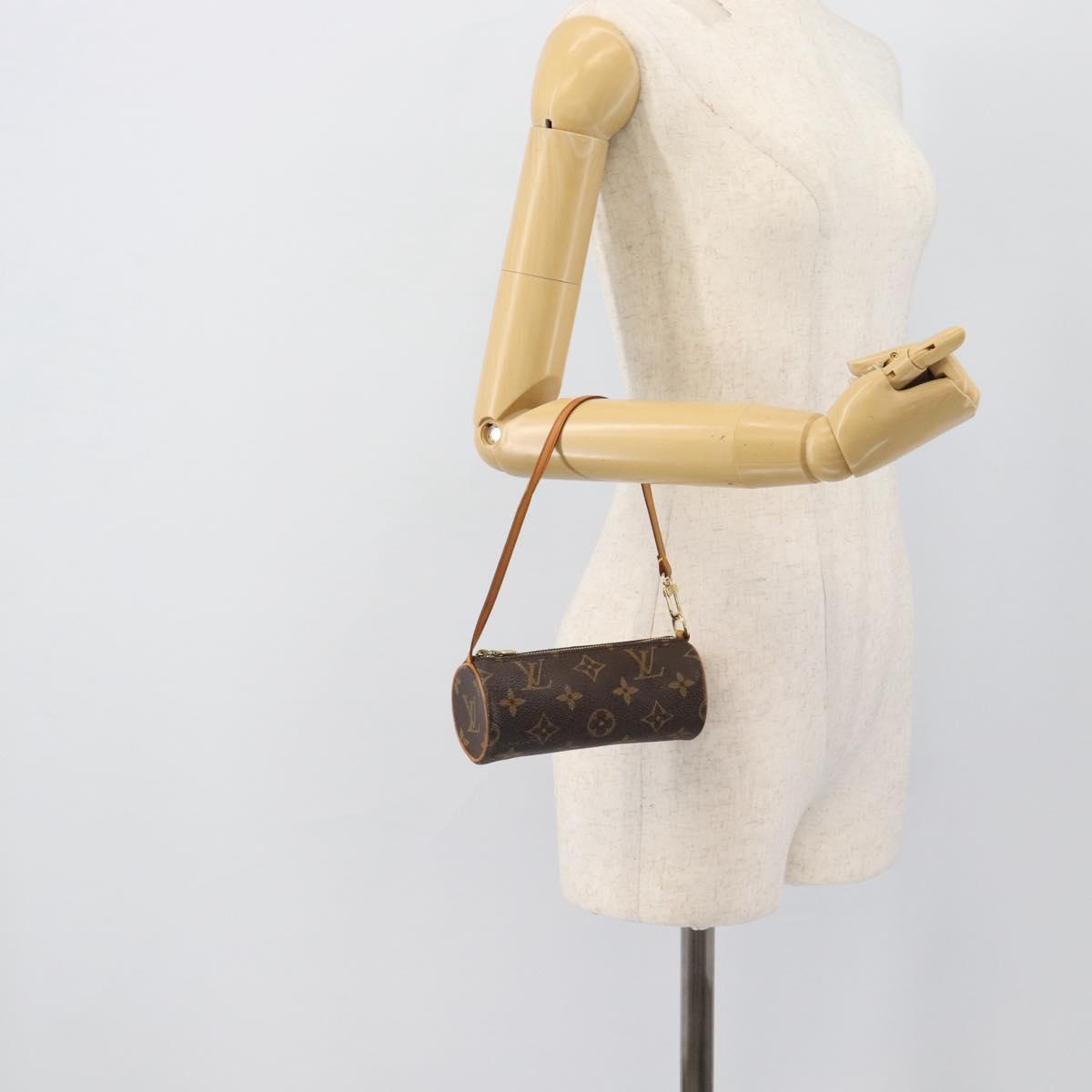 LOUIS VUITTON Monogram Papillon Pouch LV Auth 195230V