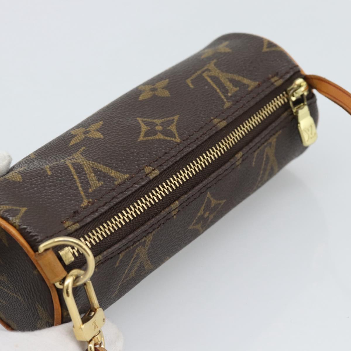 LOUIS VUITTON Monogram Papillon Pouch LV Auth 195230V