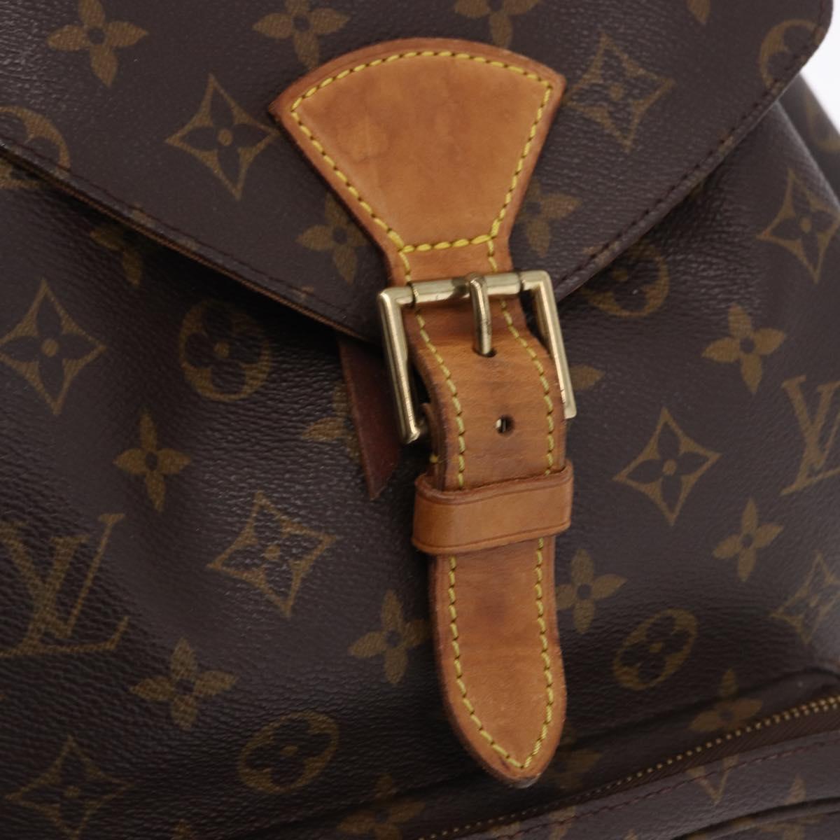 LOUIS VUITTON Monogram Montsouris GM Backpack M51135 LV Auth 195269A
