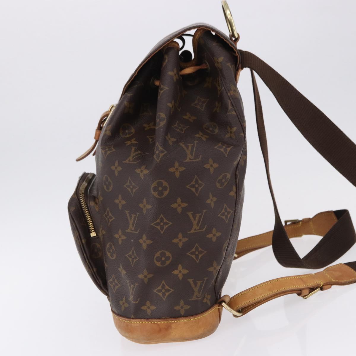 LOUIS VUITTON Monogram Montsouris GM Backpack M51135 LV Auth 195269A