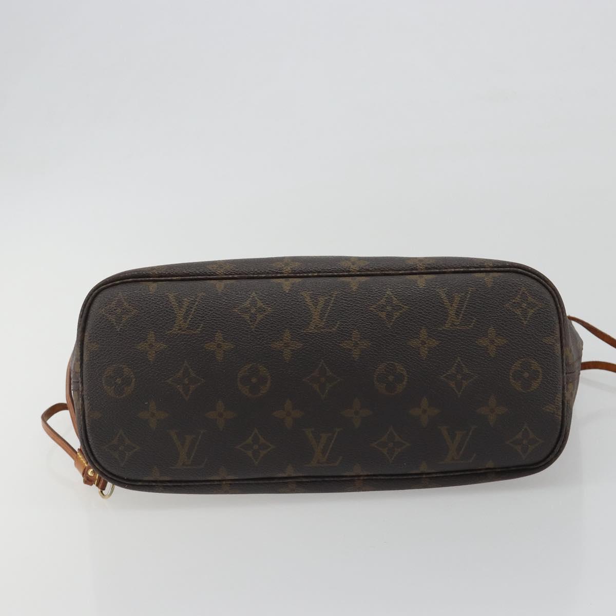 LOUIS VUITTON Monogram Neverfull PM Tote Bag M40155 LV Auth 195271