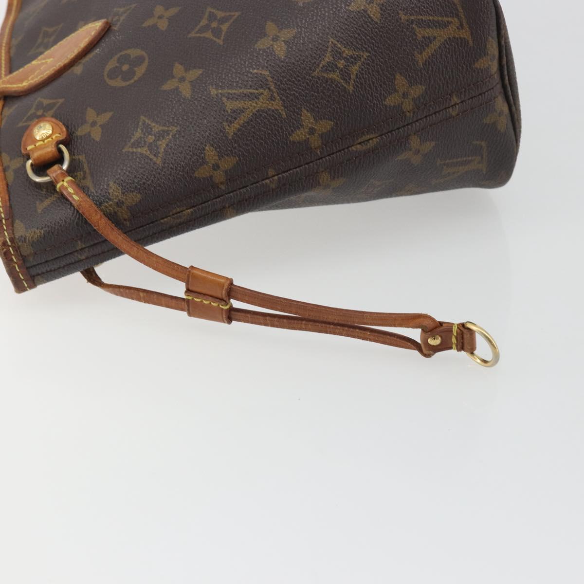 LOUIS VUITTON Monogram Neverfull PM Tote Bag M40155 LV Auth 195271