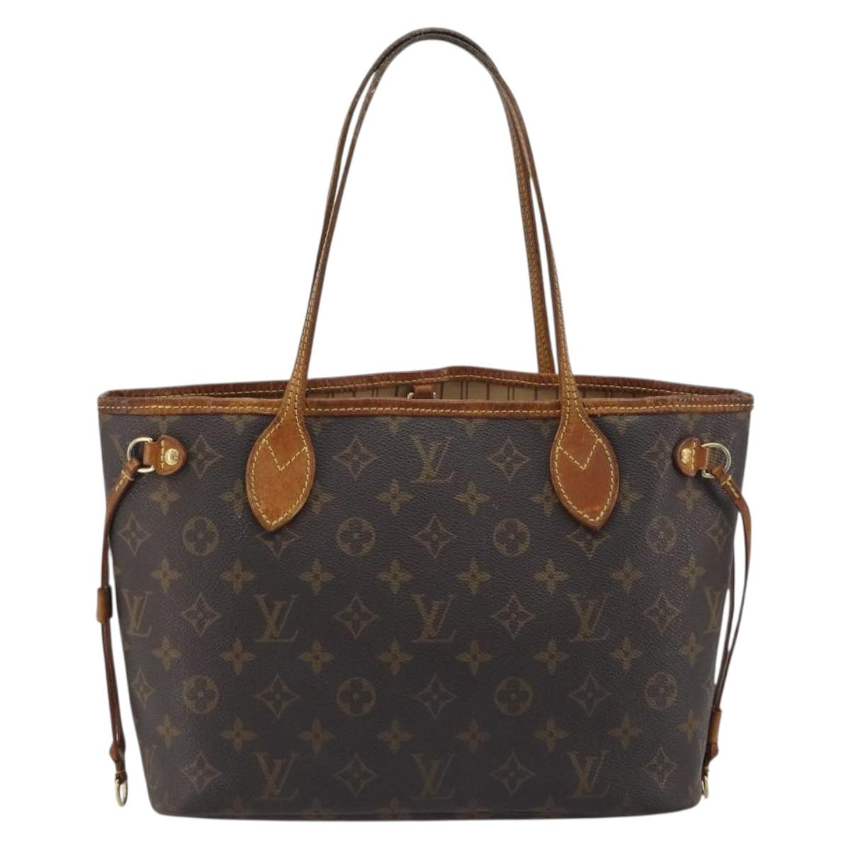 LOUIS VUITTON Monogram Neverfull PM Tote Bag M40155 LV Auth 195271