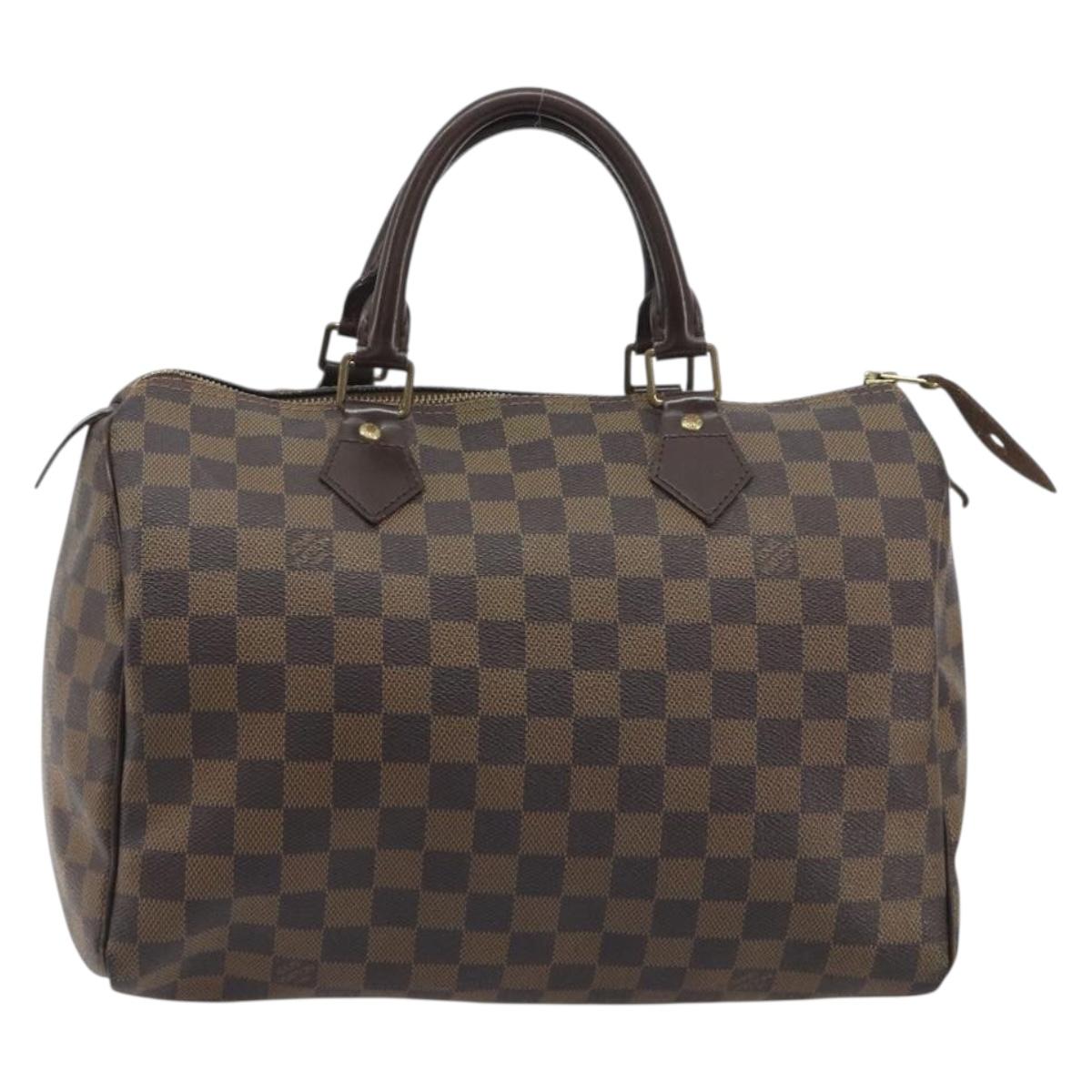 LOUIS VUITTON Damier Azur Speedy 30 Hand Bag N41533 LV Auth 195274A