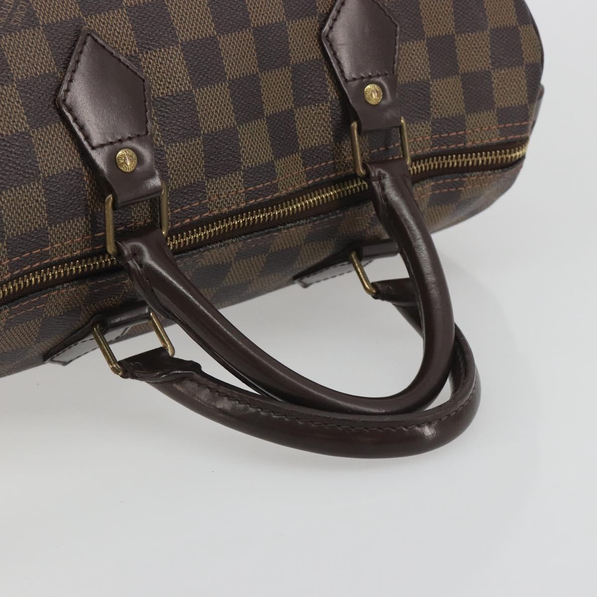 LOUIS VUITTON Damier Azur Speedy 30 Hand Bag N41533 LV Auth 195274A