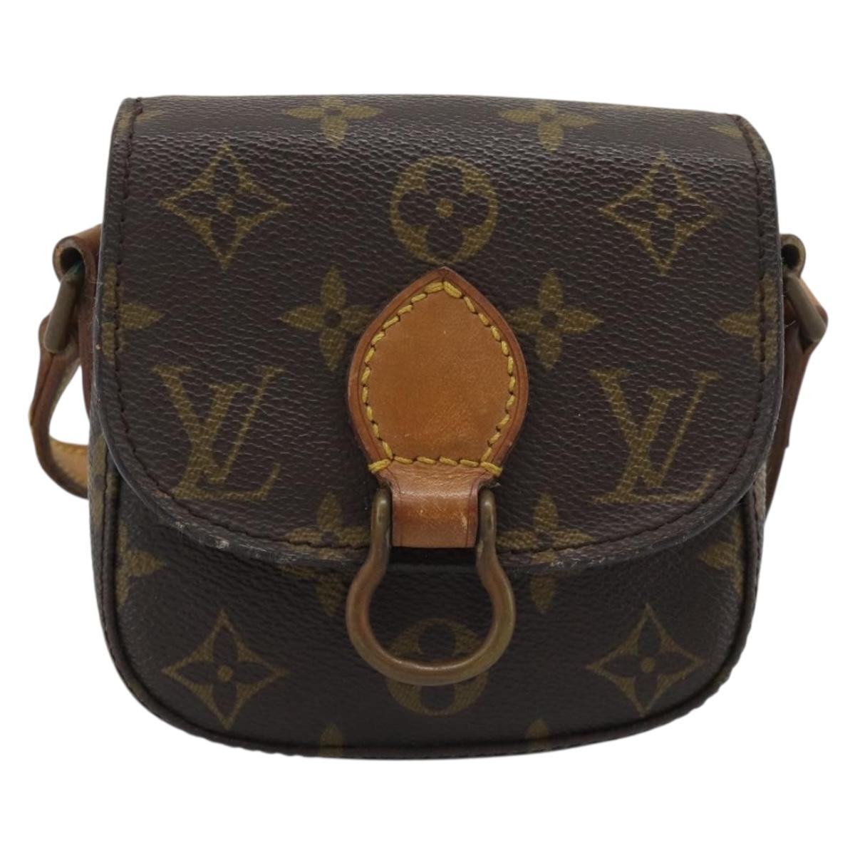 LOUIS VUITTON Monogram Bebe Monogram Saint Cloud Bag M51245 LV Auth 195275