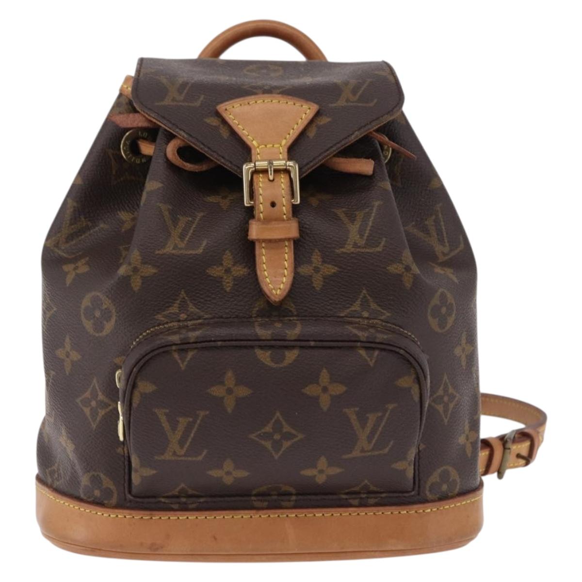 LOUIS VUITTON Monogram Montsouris PM Backpack M51137 LV Auth 195277A