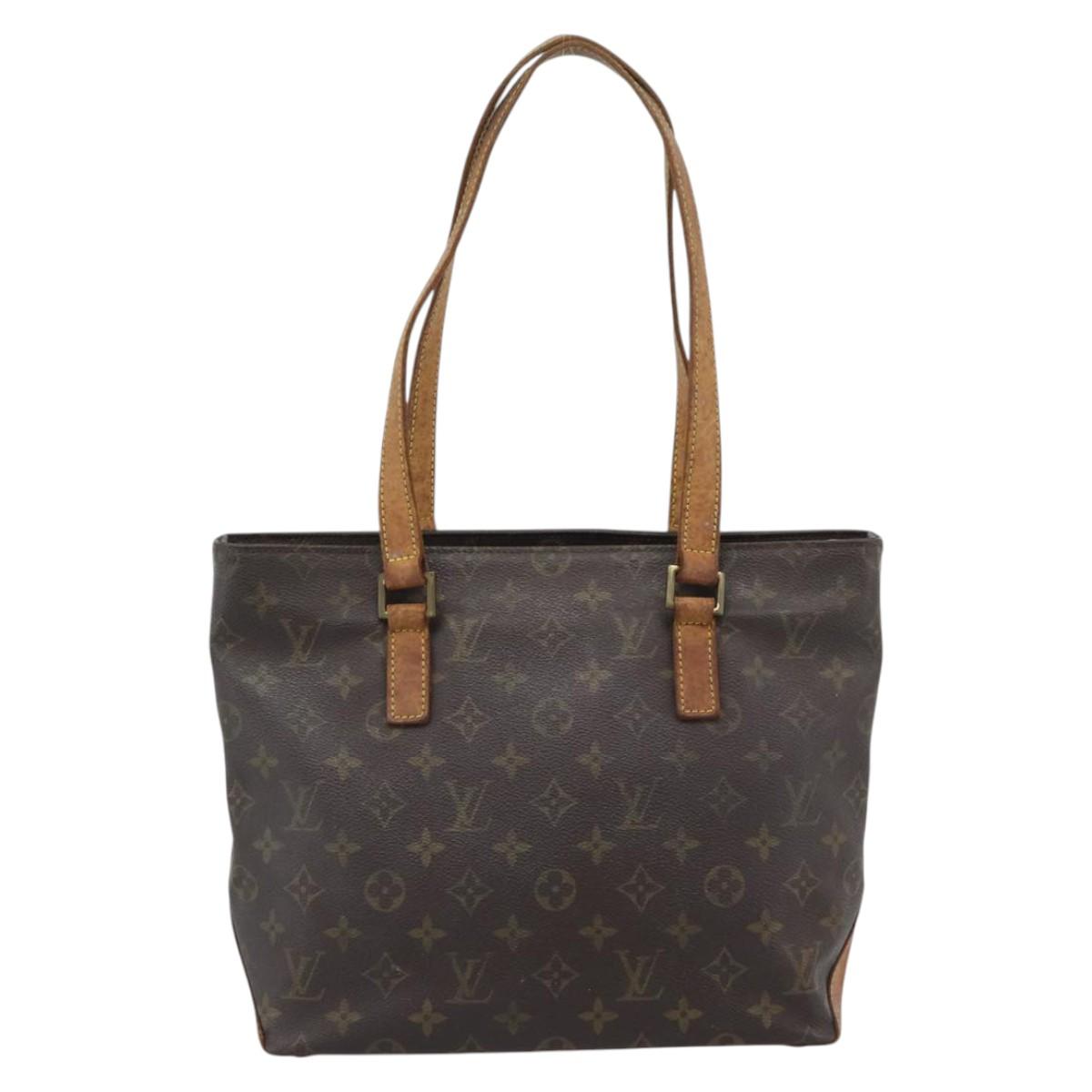 LOUIS VUITTON Monogram Cabas Piano Tote Bag M51148 LV Auth 195278