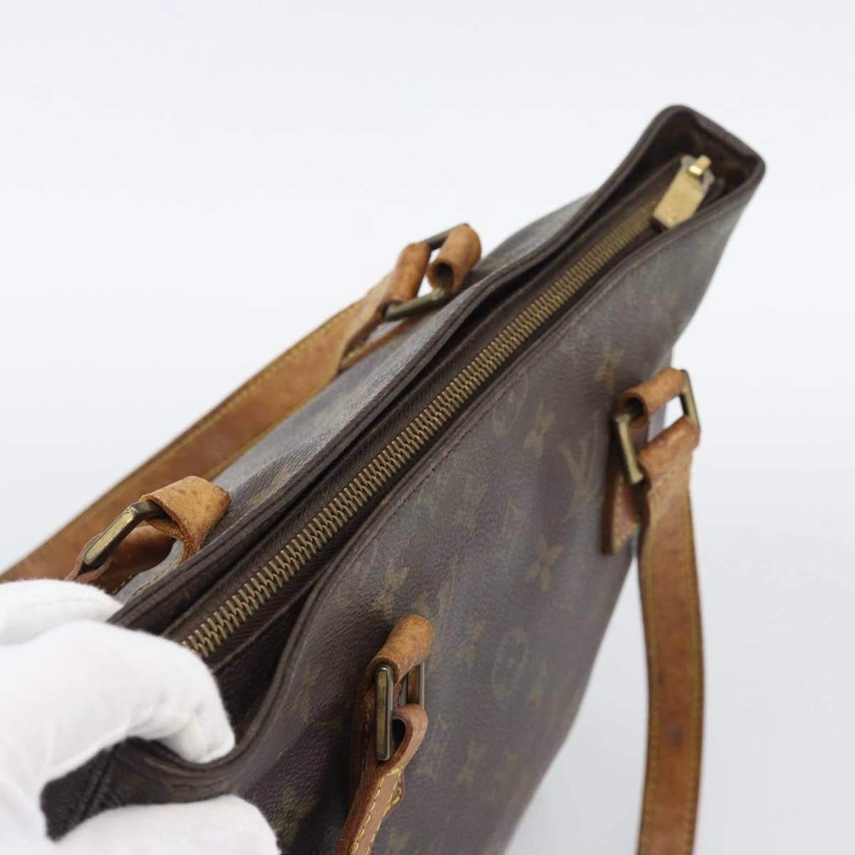 LOUIS VUITTON Monogram Cabas Piano Tote Bag M51148 LV Auth 195278
