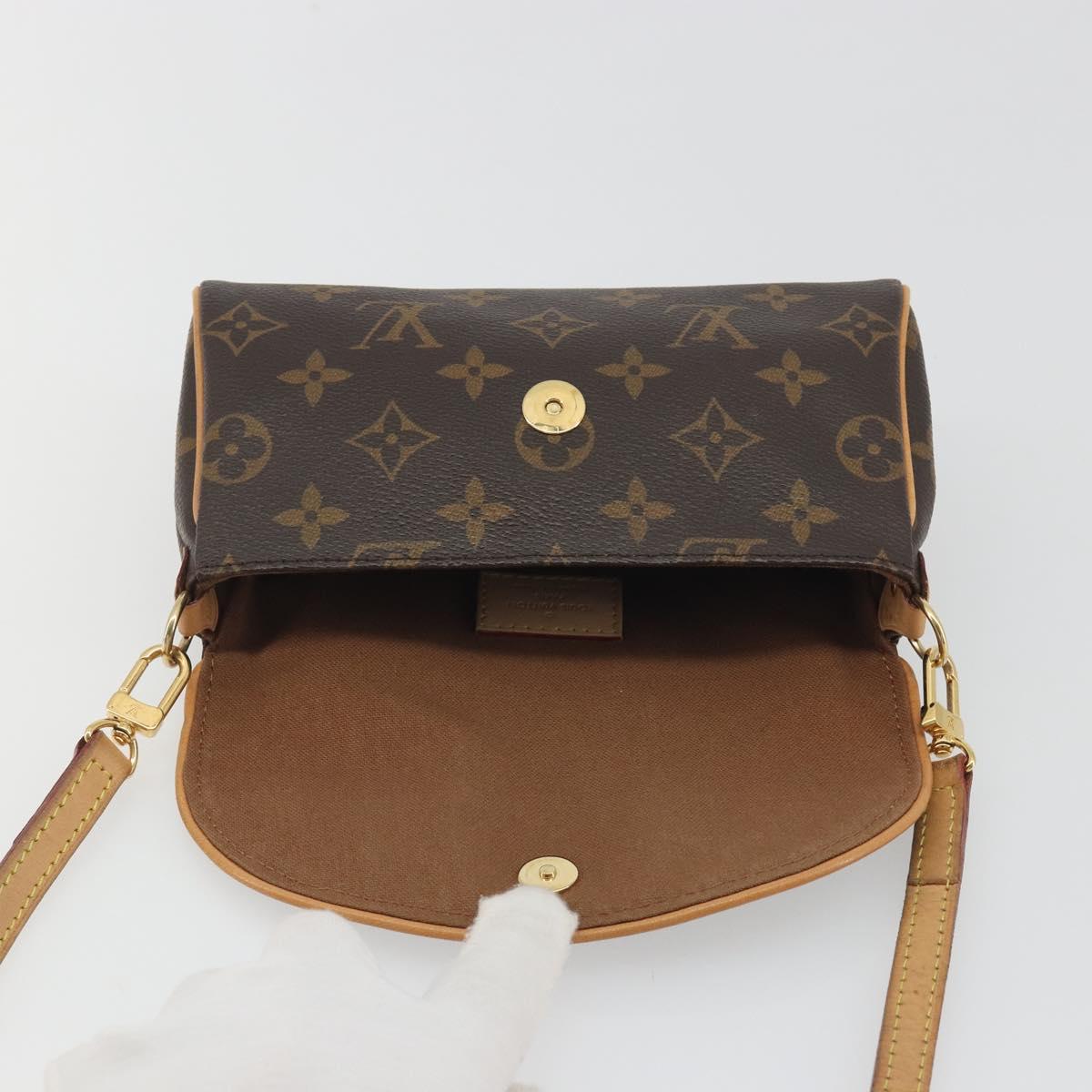 LOUIS VUITTON Monogram Pochette Friendly Bag 2way M99290 LV Auth 195280V