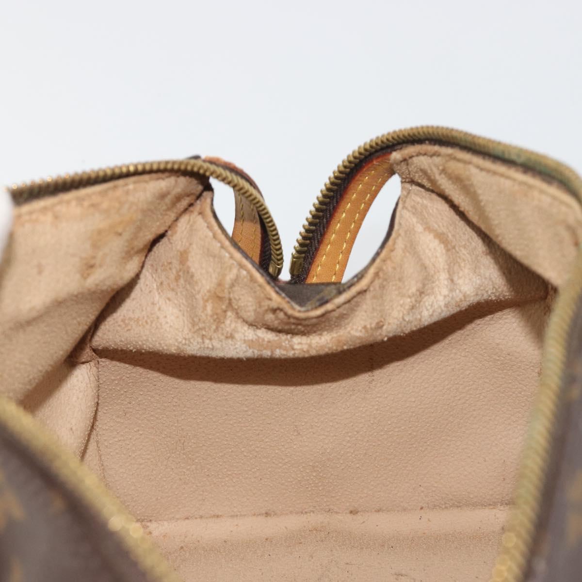 LOUIS VUITTON Trousse Patte Pression Cosmetic Pouch M47636 LV Auth 195289