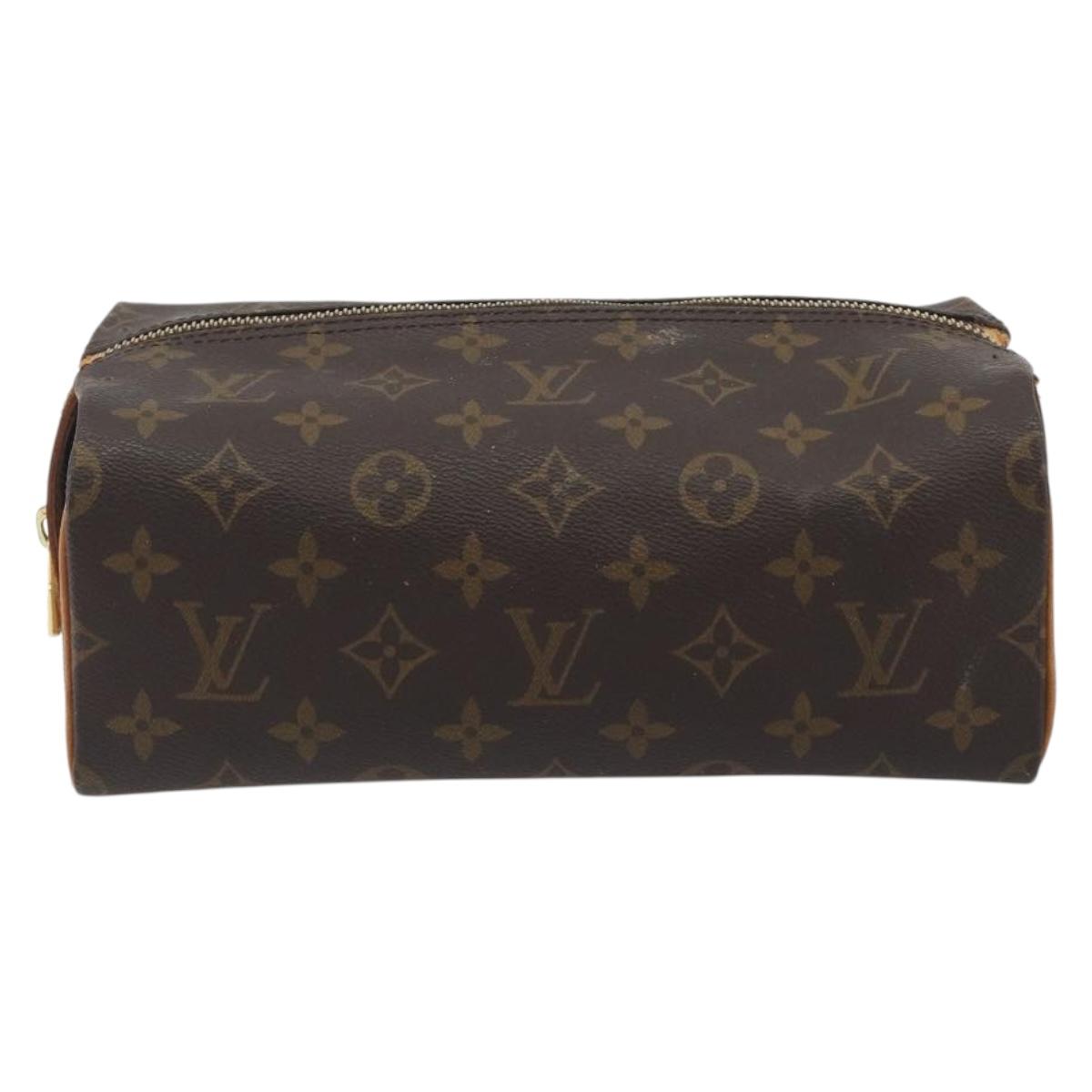 LOUIS VUITTON Trousse Patte Pression Cosmetic Pouch M47636 LV Auth 195289