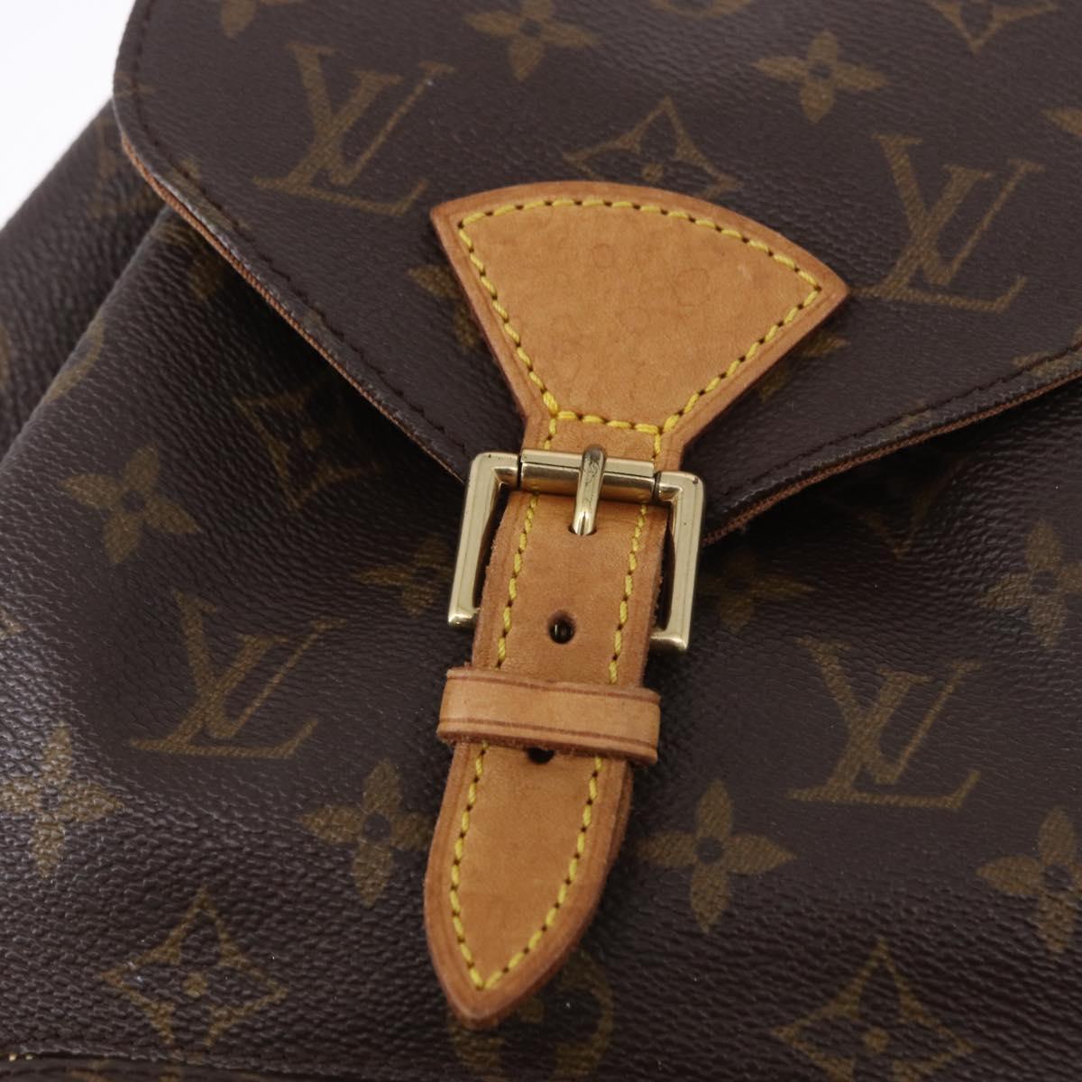 LOUIS VUITTON Monogram Montsouris MM Backpack M51136 LV Auth 195290A