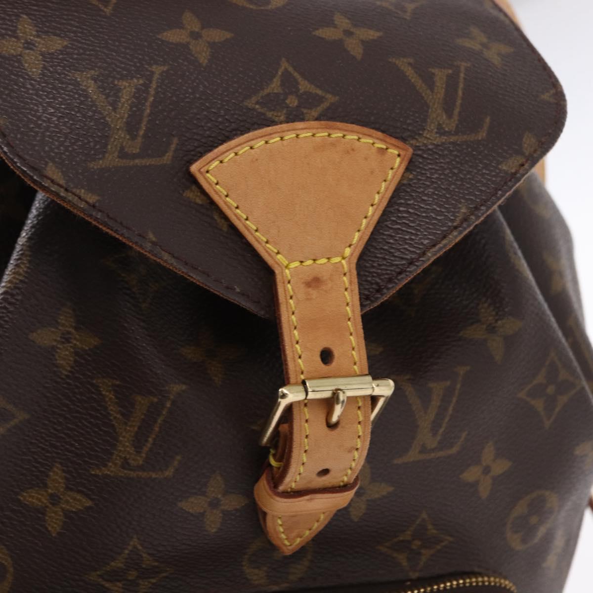 LOUIS VUITTON Monogram Montsouris MM Backpack M51136 LV Auth 195295A