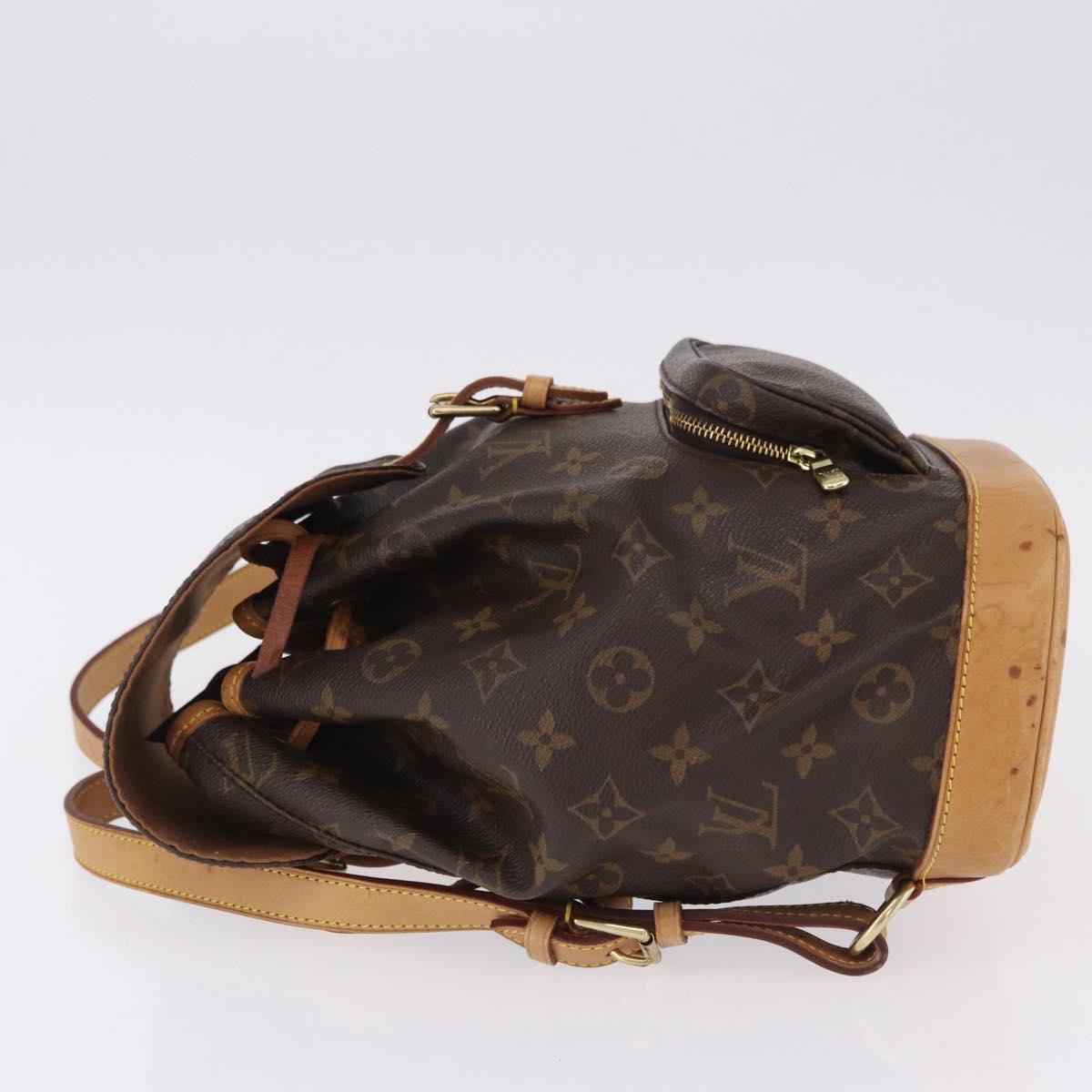 LOUIS VUITTON Monogram Montsouris MM Backpack M51136 LV Auth 195295A
