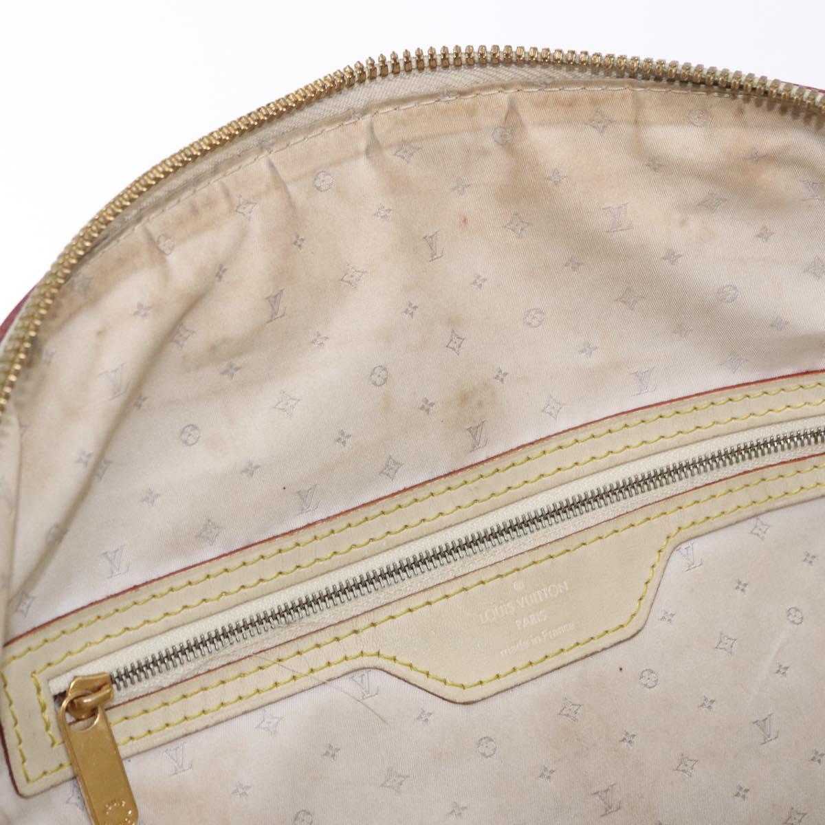 LOUIS VUITTON Suhari Rock It PM Hand Bag White M91887 LV Auth 195302