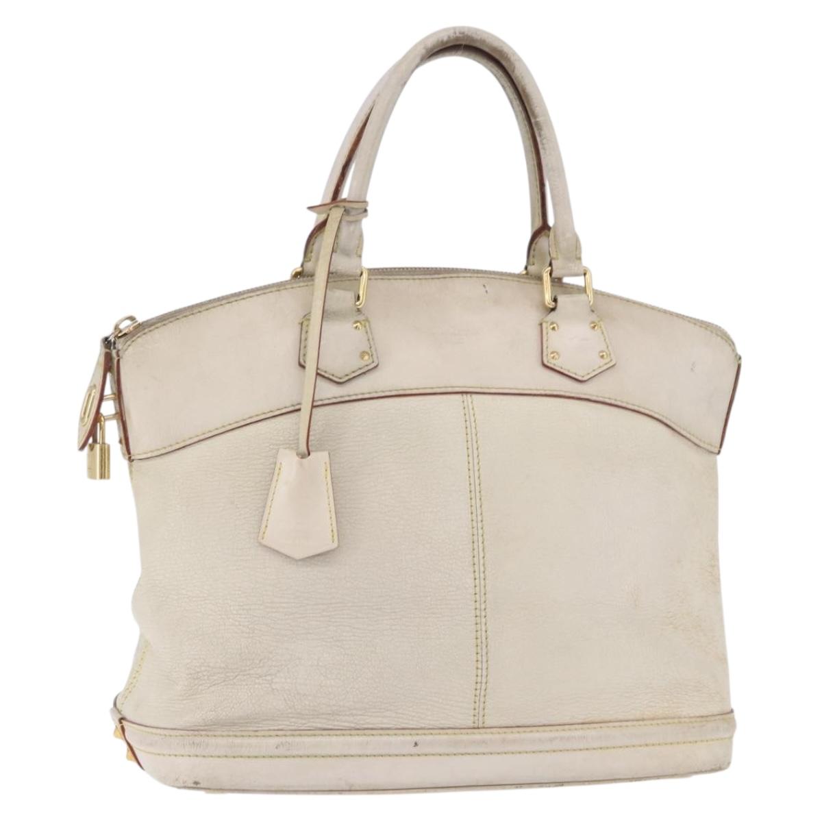 LOUIS VUITTON Suhari Rock It PM Hand Bag White M91887 LV Auth 195302