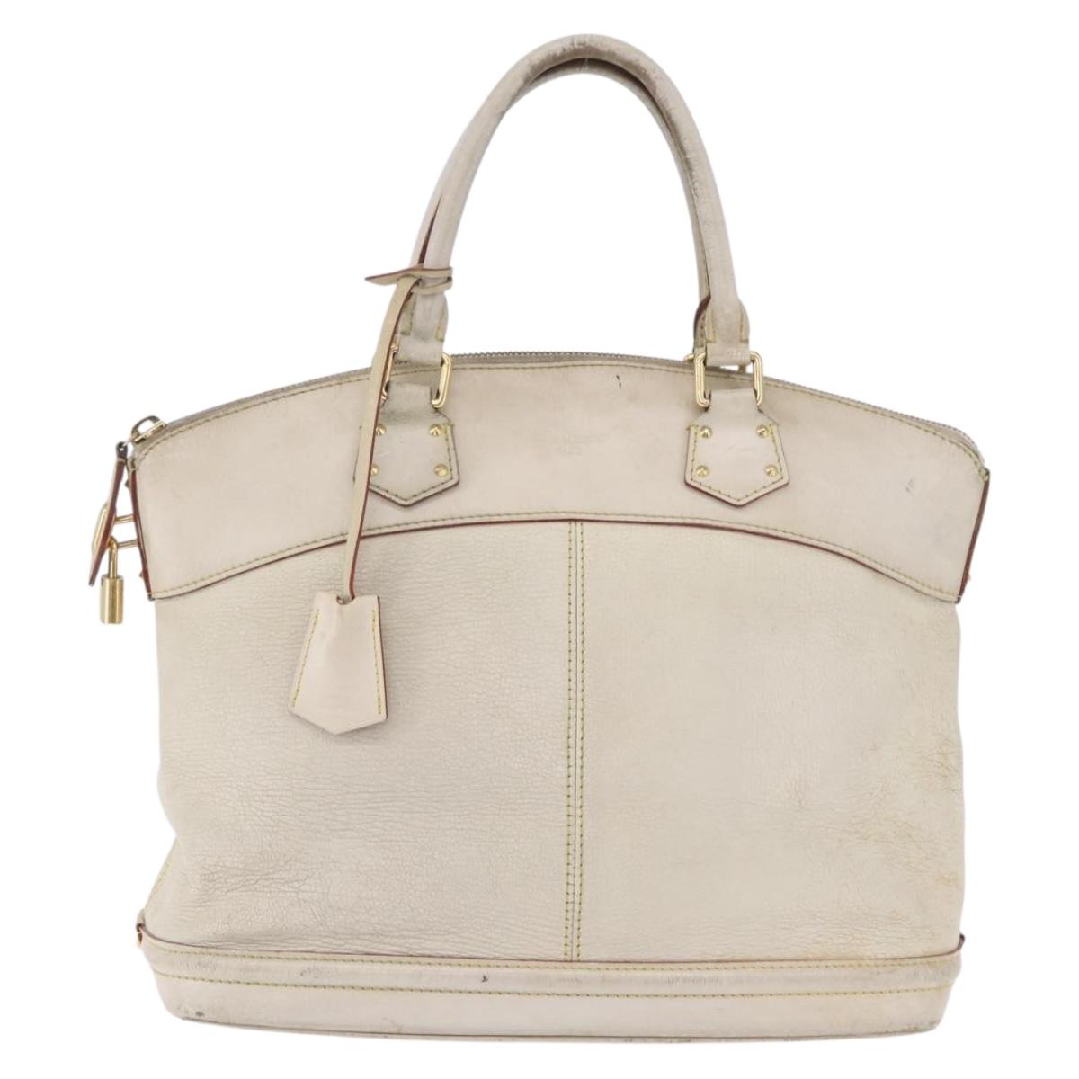 LOUIS VUITTON Suhari Rock It PM Hand Bag White M91887 LV Auth 195302