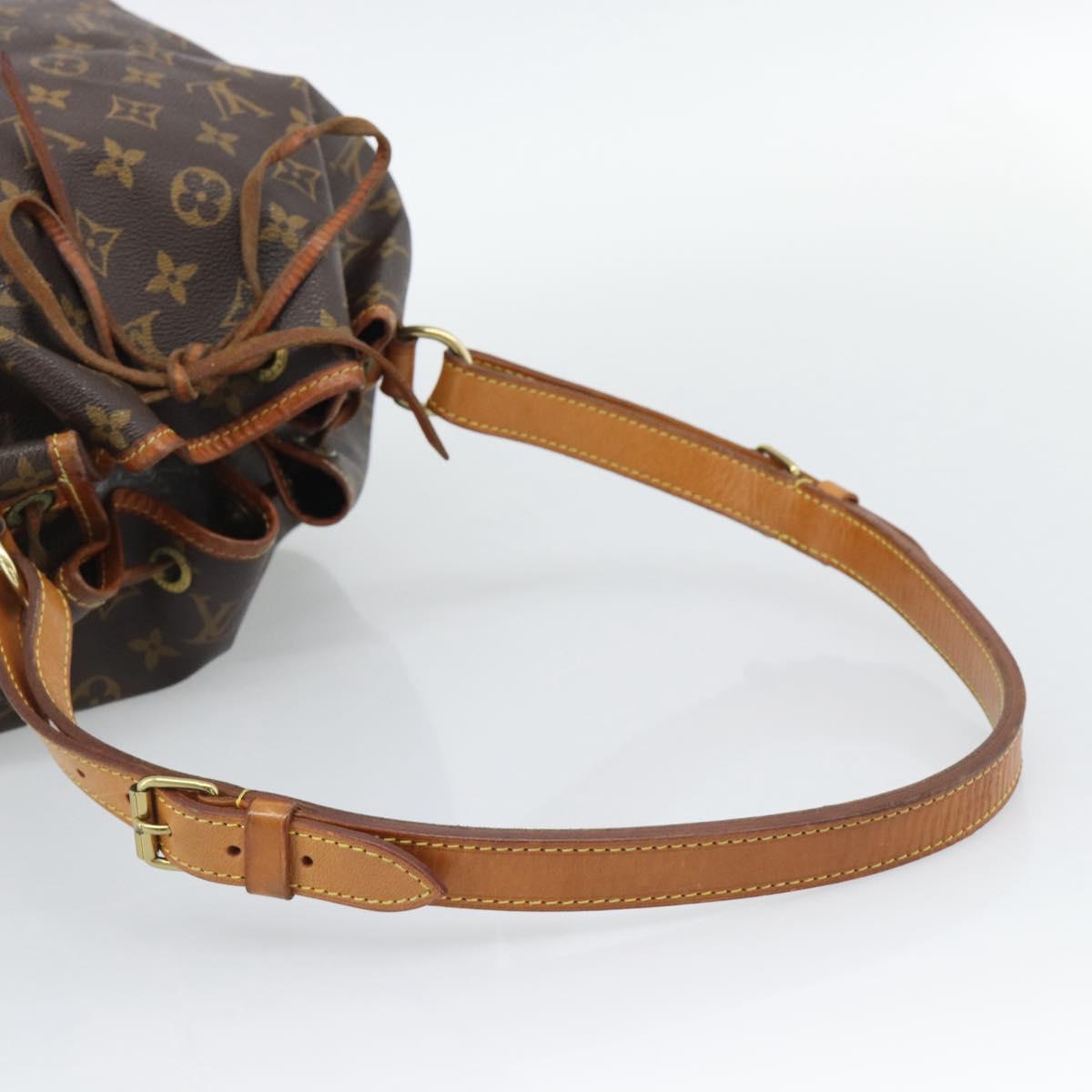 LOUIS VUITTON Monogram Petit Noe Shoulder Bag M42226 LV Auth 195303A