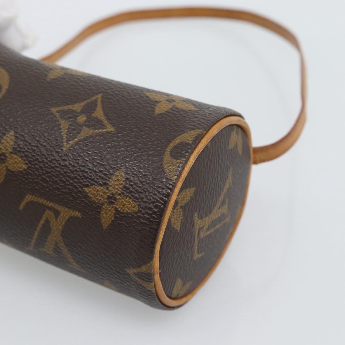 LOUIS VUITTON Monogram Papillon Pouch LV Auth 195304