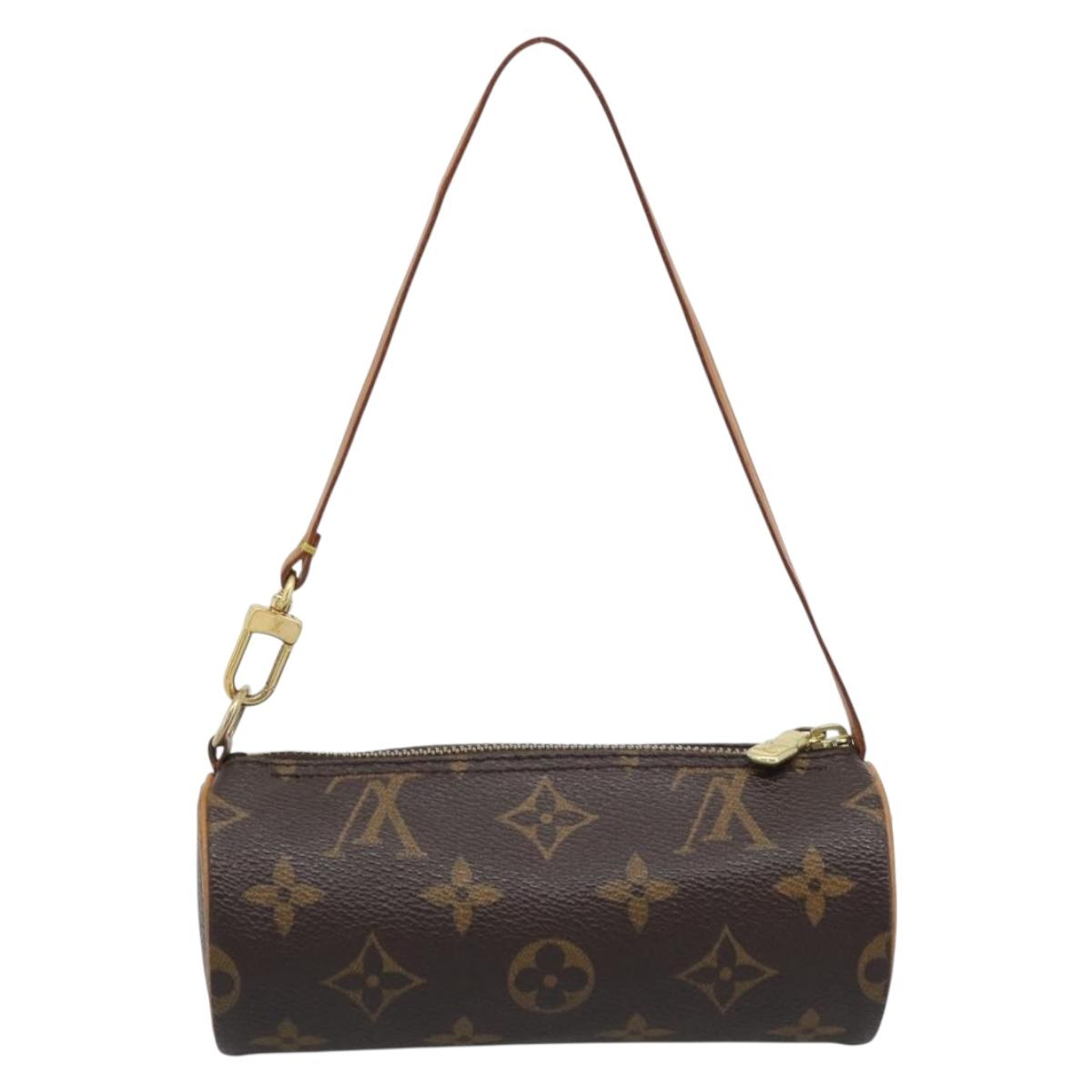 LOUIS VUITTON Monogram Papillon Pouch LV Auth 195304