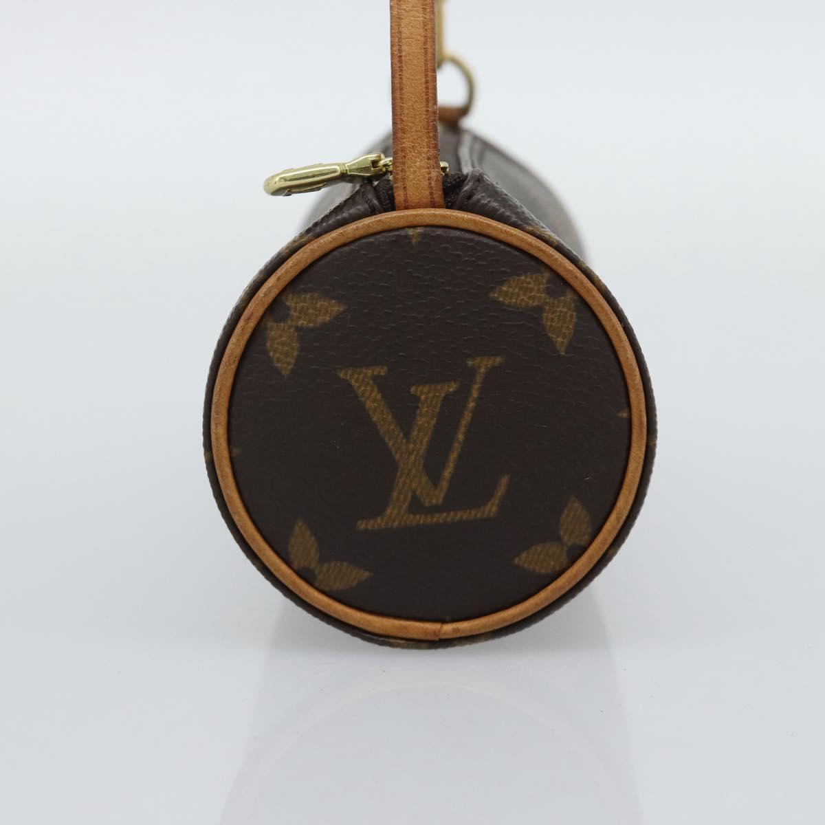 LOUIS VUITTON Monogram Papillon Pouch LV Auth 195304