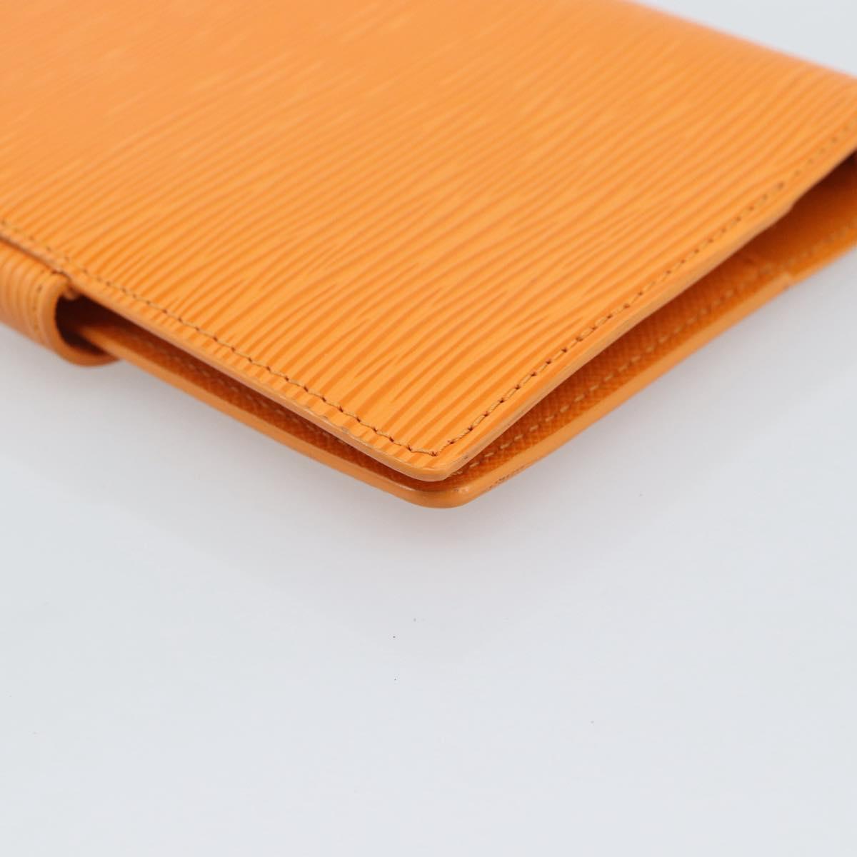LOUIS VUITTON Epi Agenda PM Day Planner Cover Orange Mandarin R2005H Auth 195311