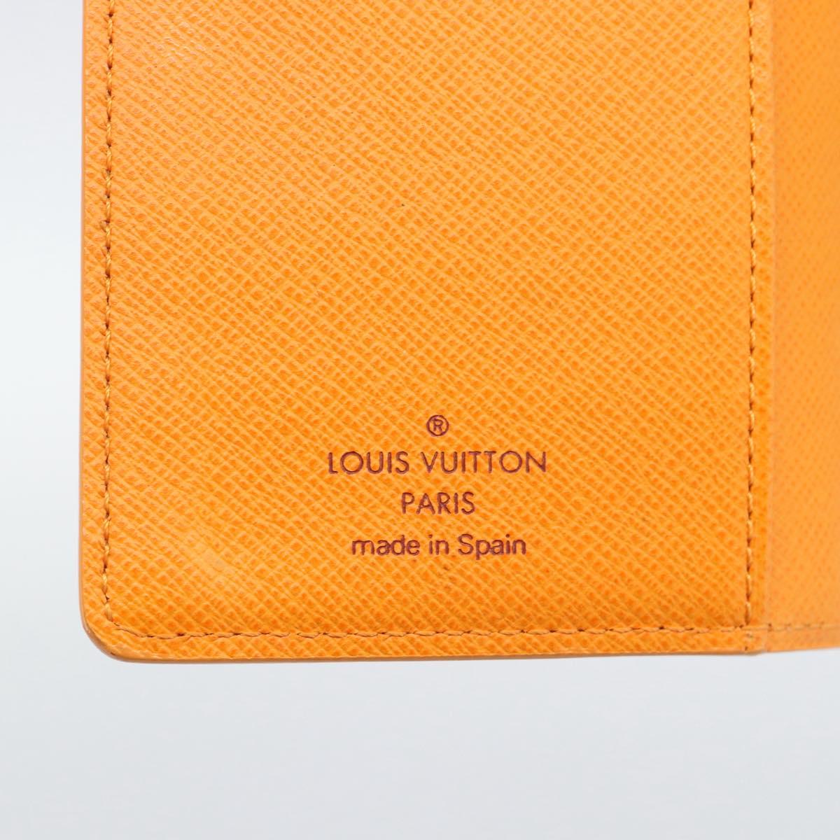 LOUIS VUITTON Epi Agenda PM Day Planner Cover Orange Mandarin R2005H Auth 195311