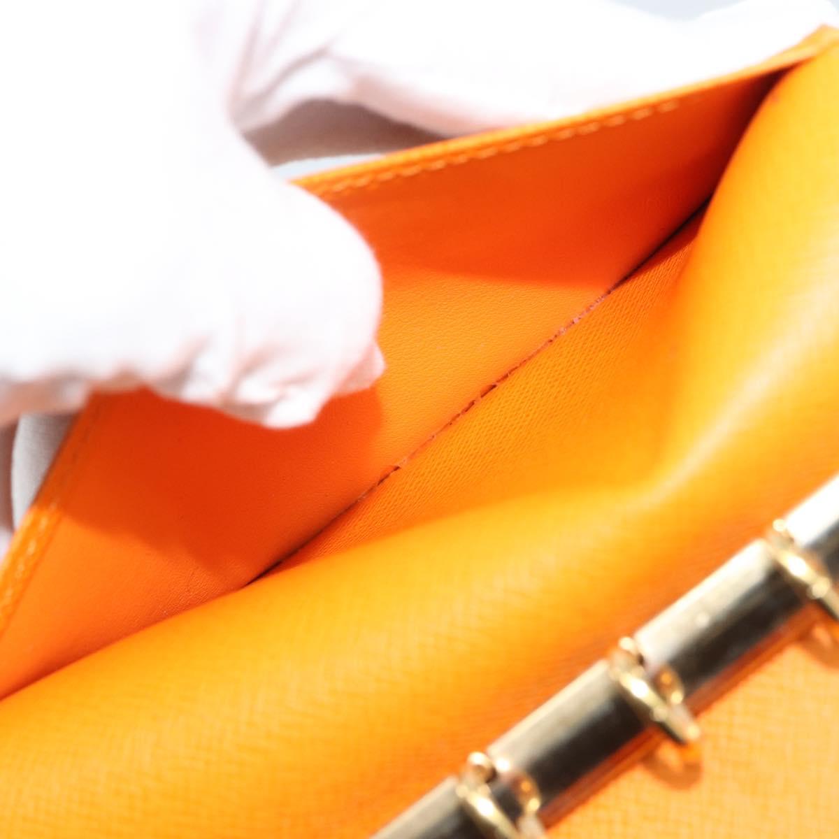 LOUIS VUITTON Epi Agenda PM Day Planner Cover Orange Mandarin R2005H Auth 195311