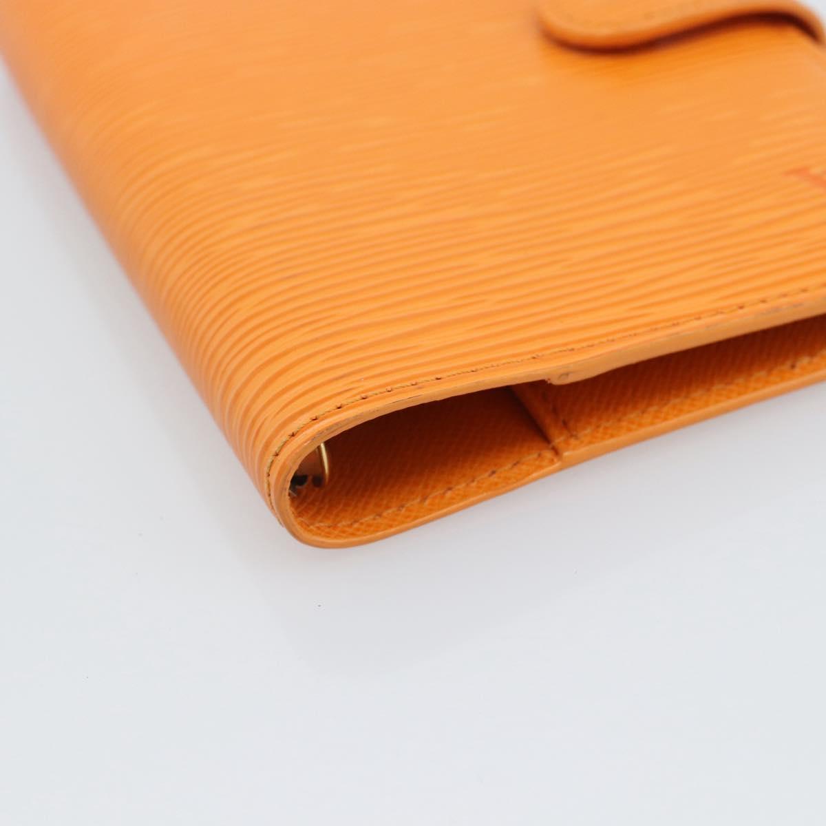 LOUIS VUITTON Epi Agenda PM Day Planner Cover Orange Mandarin R2005H Auth 195311