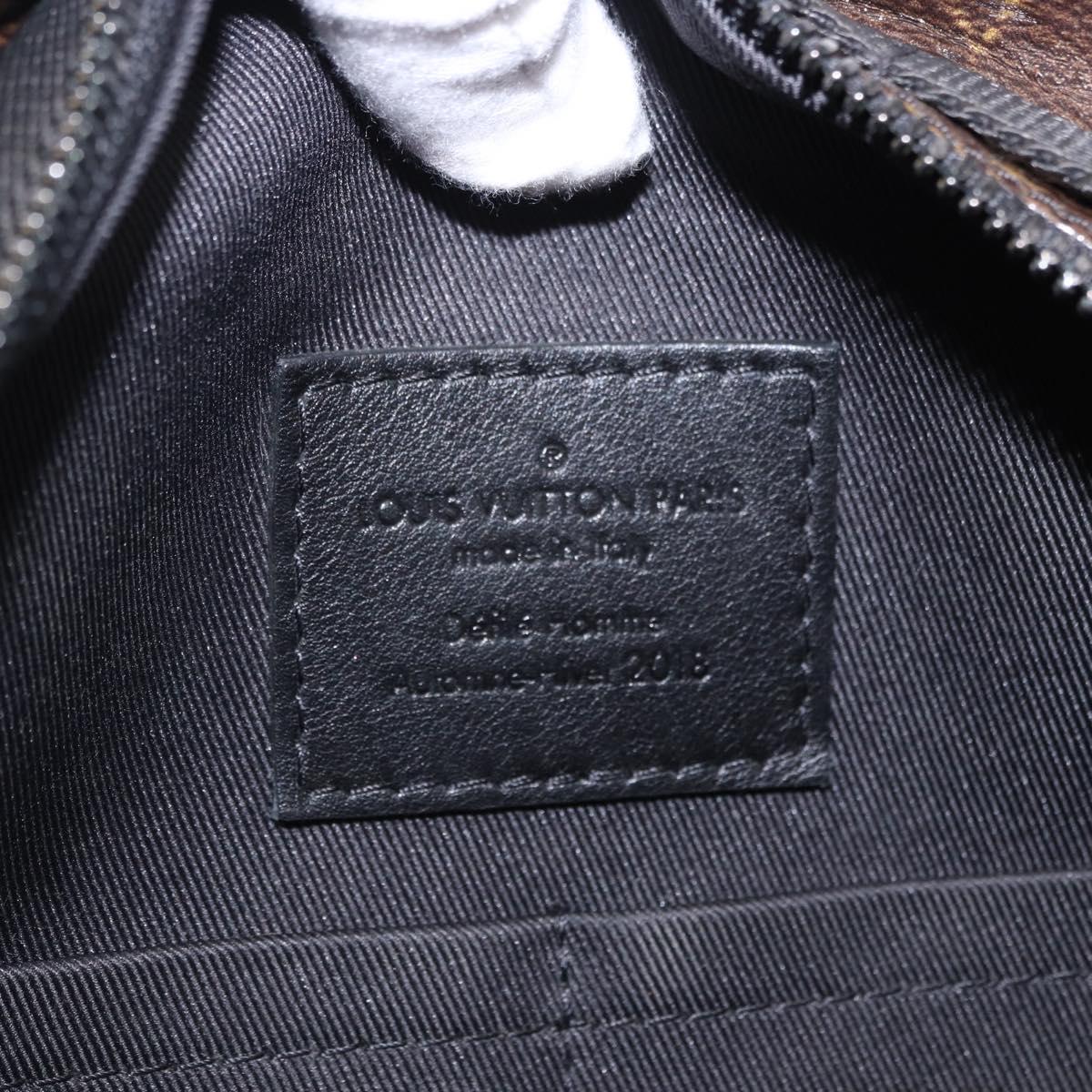 LOUIS VUITTON Monogram Glaze Messenger PM Bag Patent M43895 LV Auth 195320A
