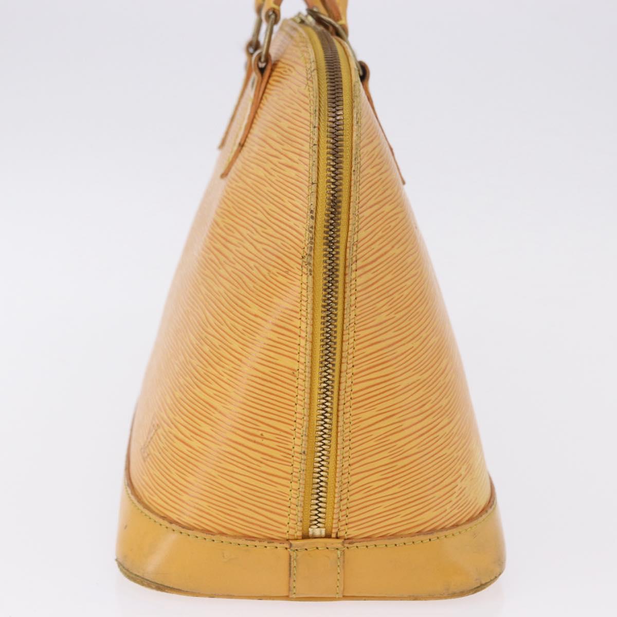 LOUIS VUITTON Epi Alma Hand Bag Tassili Yellow M52149 LV Auth 195328