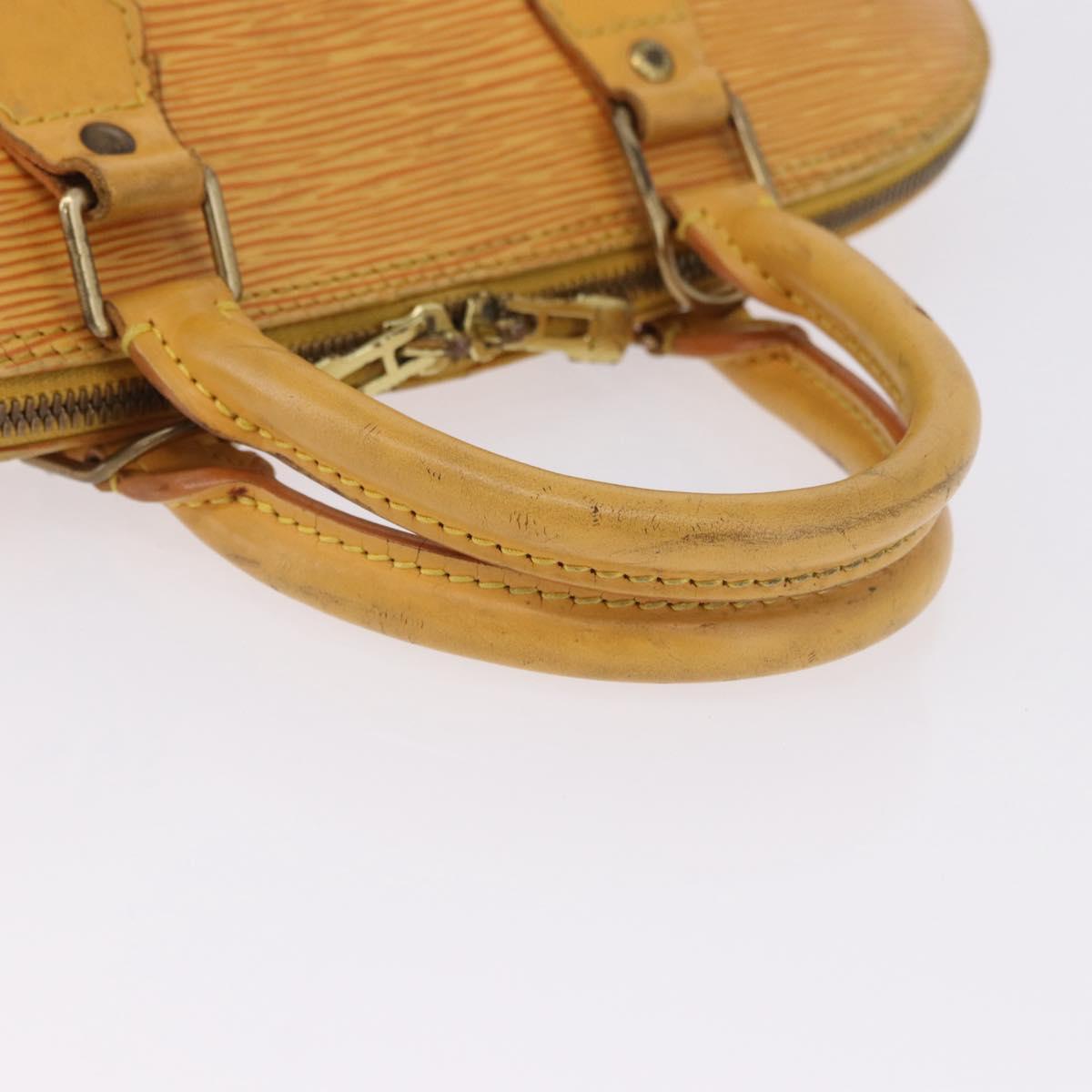 LOUIS VUITTON Epi Alma Hand Bag Tassili Yellow M52149 LV Auth 195328