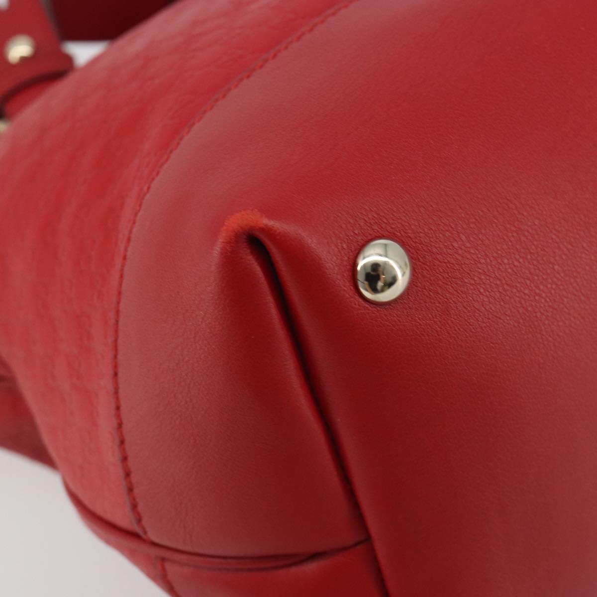 GUCCI Micro GG Supreme Guccissima Valentine Bag Leather 2way 309122 Auth 195341A