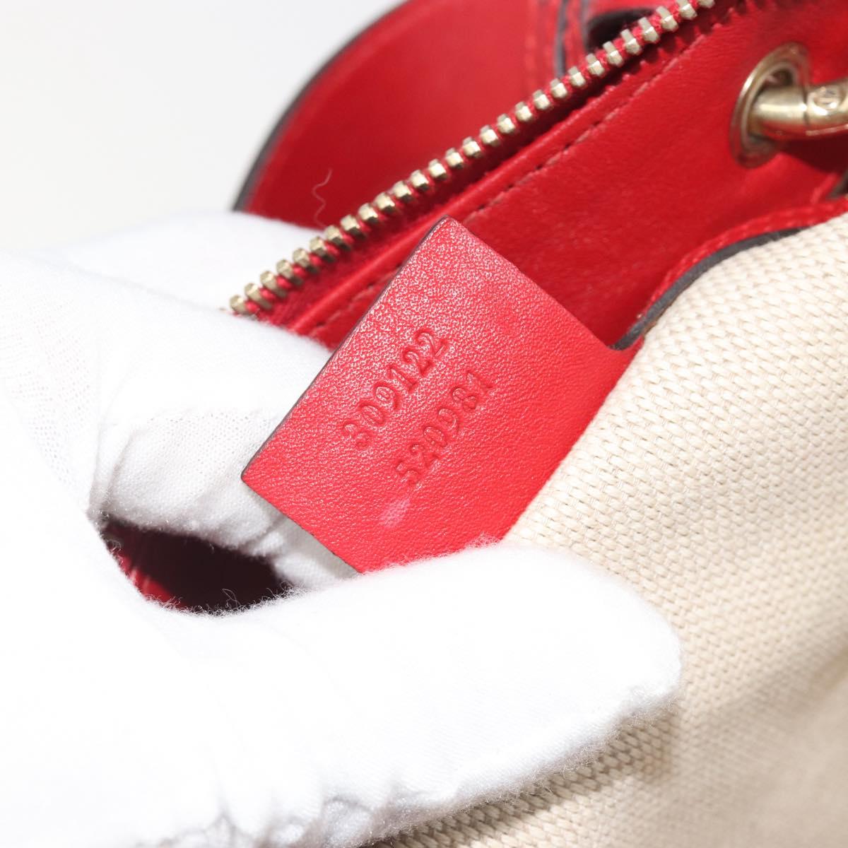 GUCCI Micro GG Supreme Guccissima Valentine Bag Leather 2way 309122 Auth 195341A