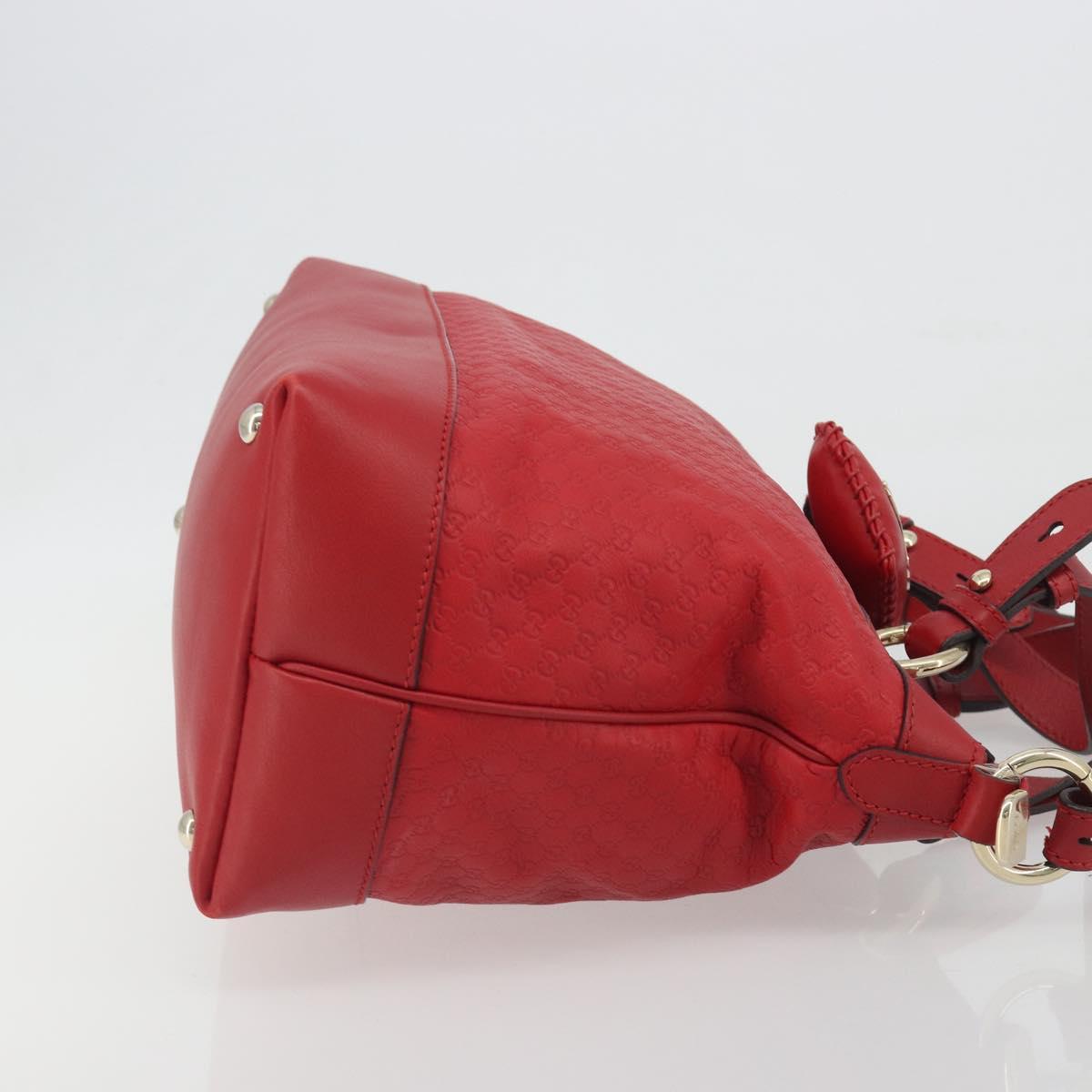 GUCCI Micro GG Supreme Guccissima Valentine Bag Leather 2way 309122 Auth 195341A