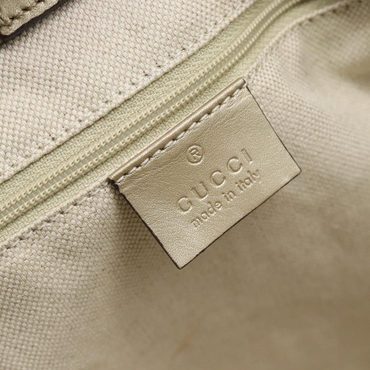 GUCCI GuccissimaGG Sukey Tote Bag Leather Gold 296835 Auth 195353V