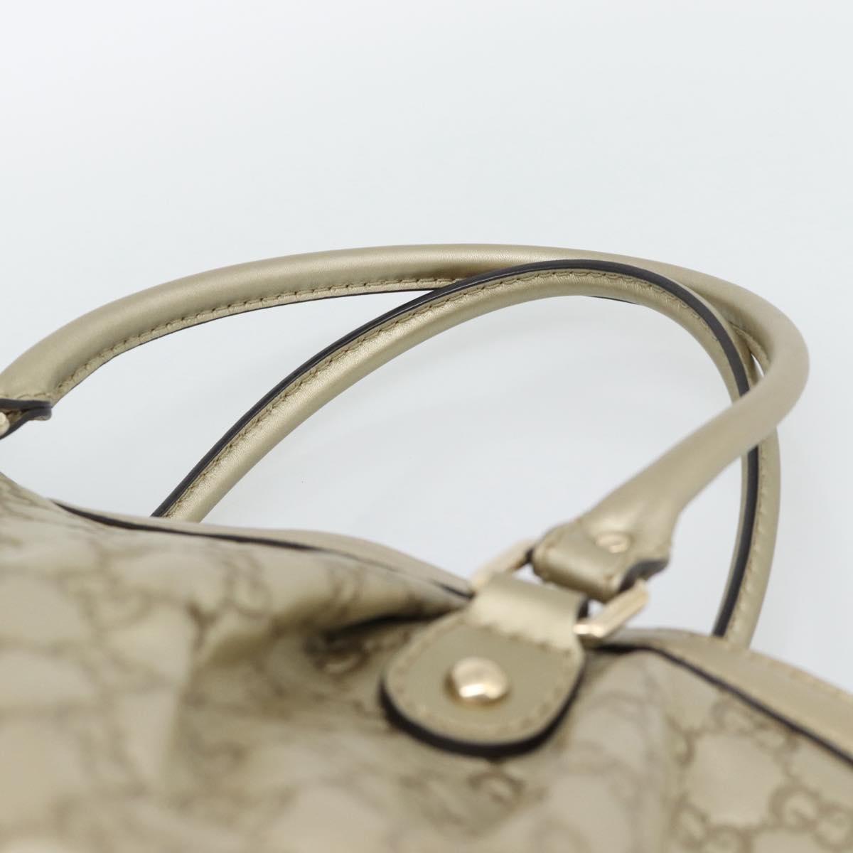 GUCCI GuccissimaGG Sukey Tote Bag Leather Gold 296835 Auth 195353V