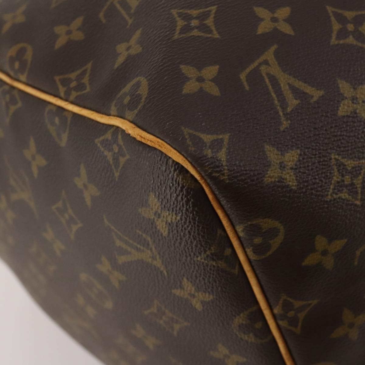 LOUIS VUITTON Monogram Keepall 55 Boston Bag M41424 LV Auth 195357