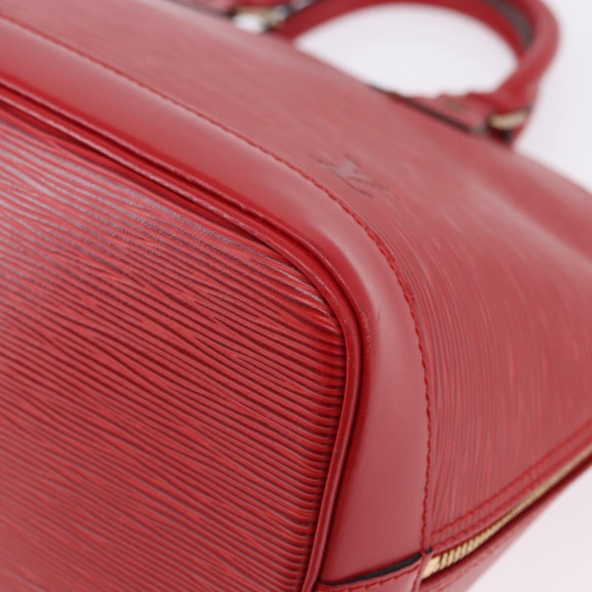 LOUIS VUITTON Epi Alma Hand Bag Castilian Red M52147 LV Auth 195378V