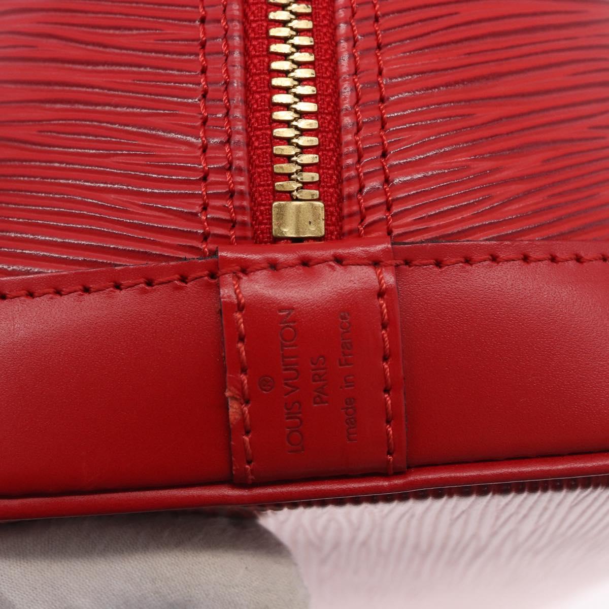 LOUIS VUITTON Epi Alma Hand Bag Castilian Red M52147 LV Auth 195378V