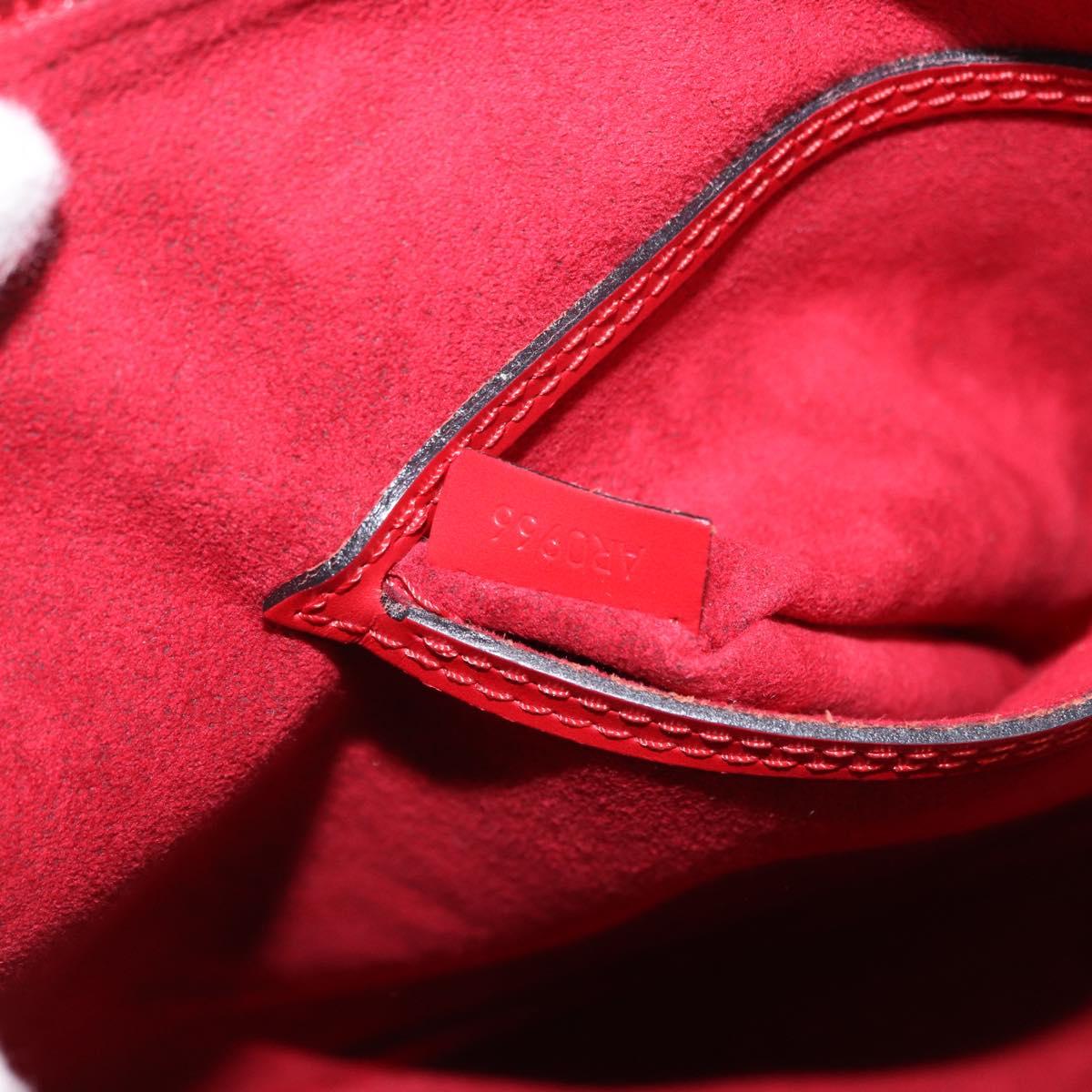 LOUIS VUITTON Epi Alma Hand Bag Castilian Red M52147 LV Auth 195378V
