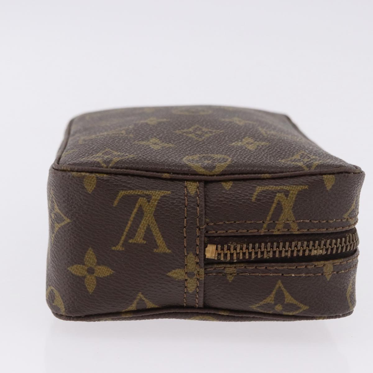 LOUIS VUITTON Monogram Trousse Toilette 18 Pouch M47526 LV Auth 195387A