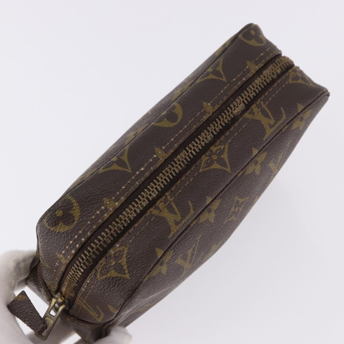 LOUIS VUITTON Monogram Trousse Toilette 18 Pouch M47526 LV Auth 195387A